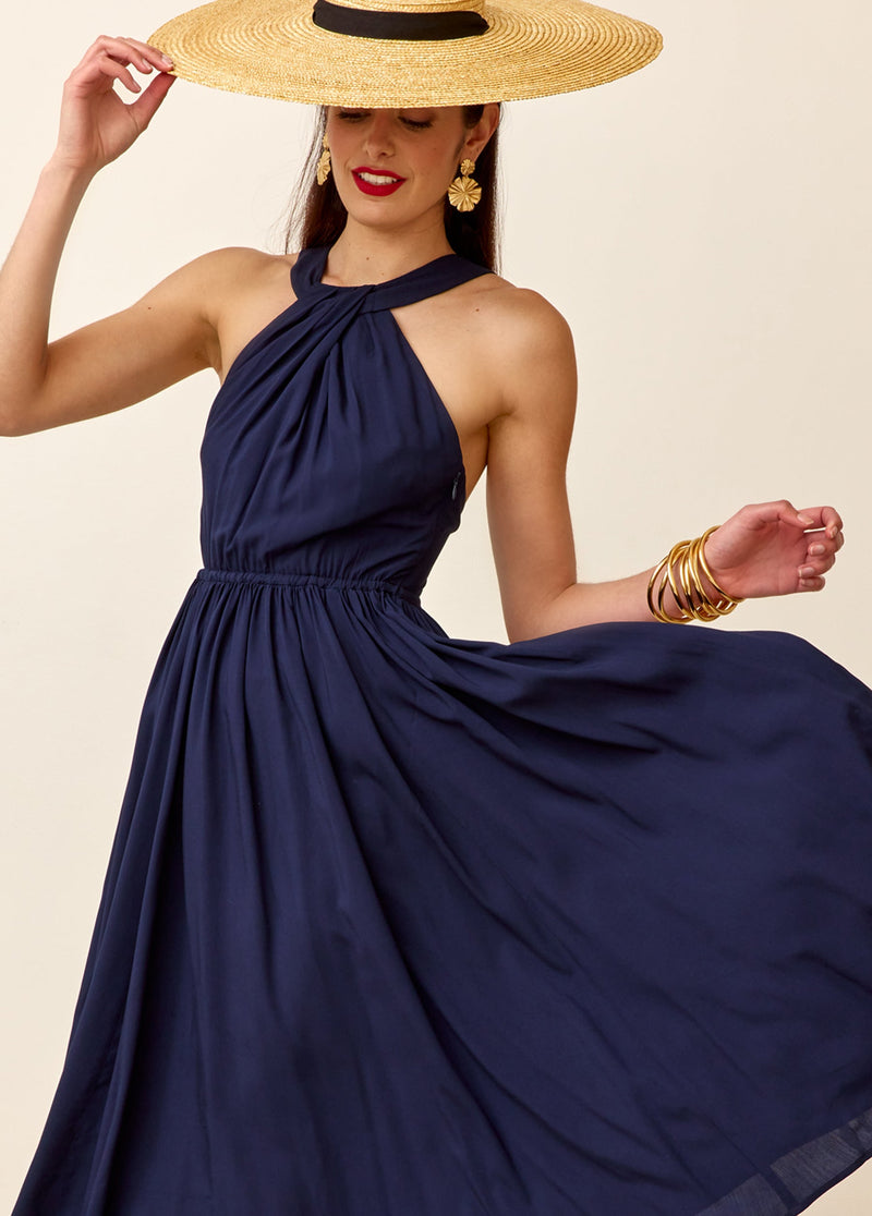 Robe Daphné Bleu Marine