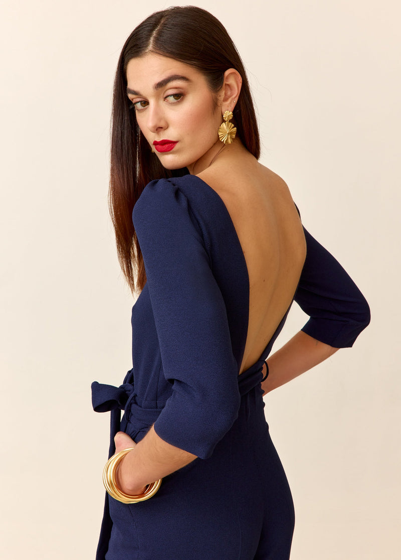 Brasilia Navy Jumpsuit