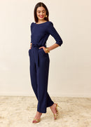 Brasilia Navy Jumpsuit