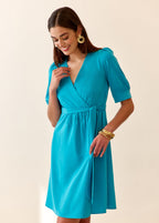 Robe Amanda Bleue