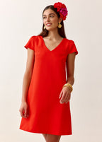 Orange Red Arlo Dress