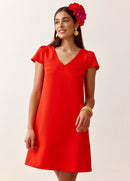 Robe Arlo Rouge Orangé