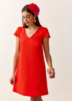 Orange Red Arlo Dress