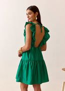 Cali Dress, Bright Malachite Green