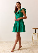 Cali Dress, Bright Malachite Green