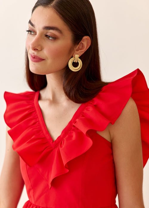 Robe Cali Rouge Cinabre