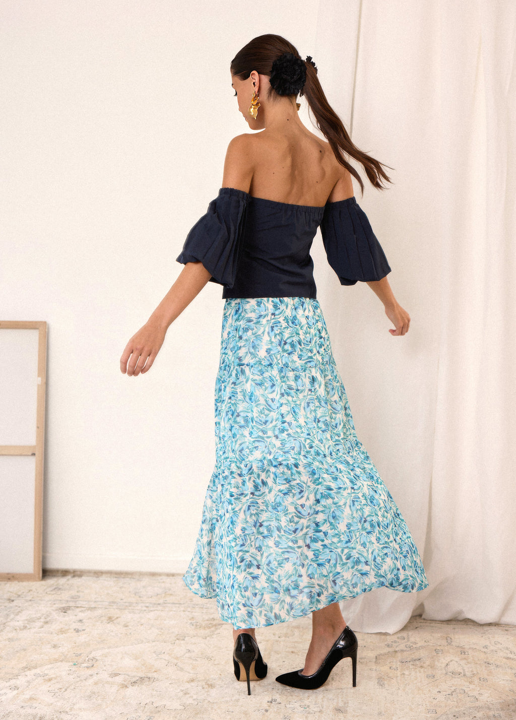 Jupe Faneli Toscane Bleue