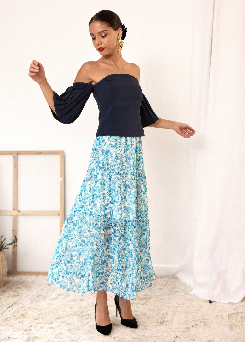 Faneli Tuscany Blue Skirt