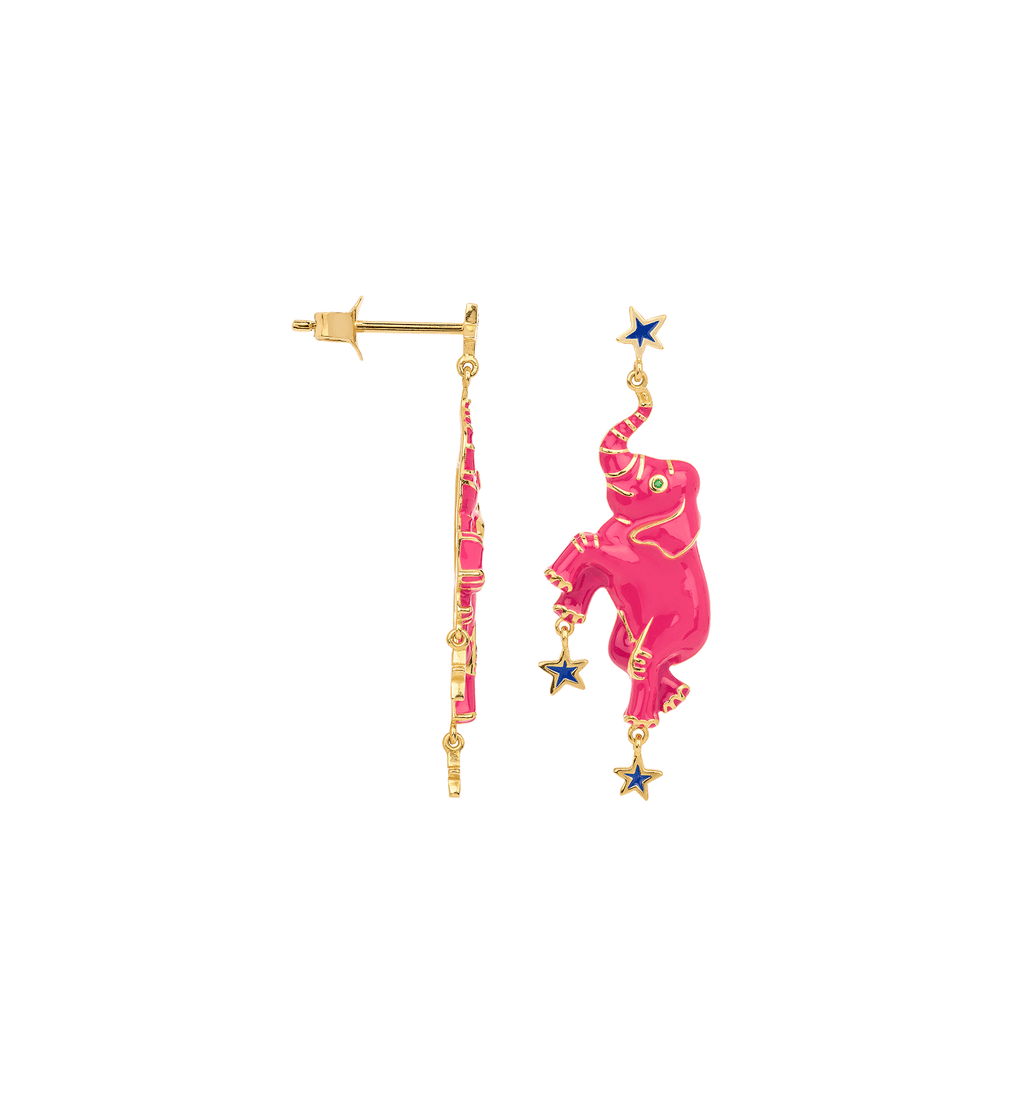 Puce D'Oreille Pink Elephant (À L'Unité)