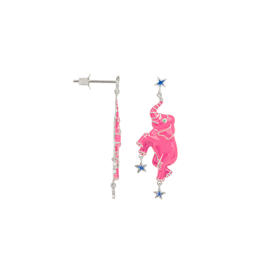 Puce D'Oreille Pink Elephant (À L'Unité)