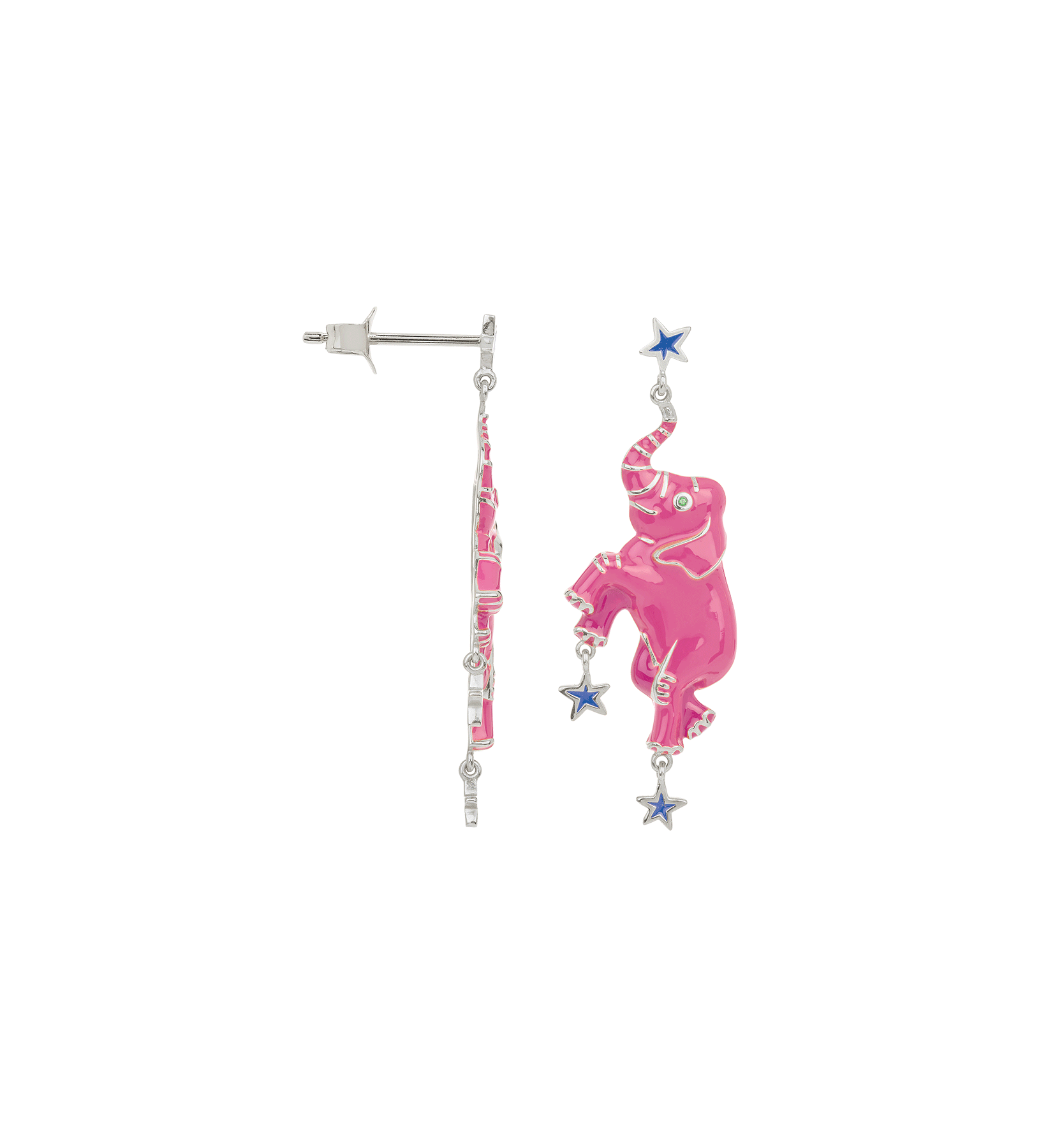 Puce D'Oreille Pink Elephant (À L'Unité)