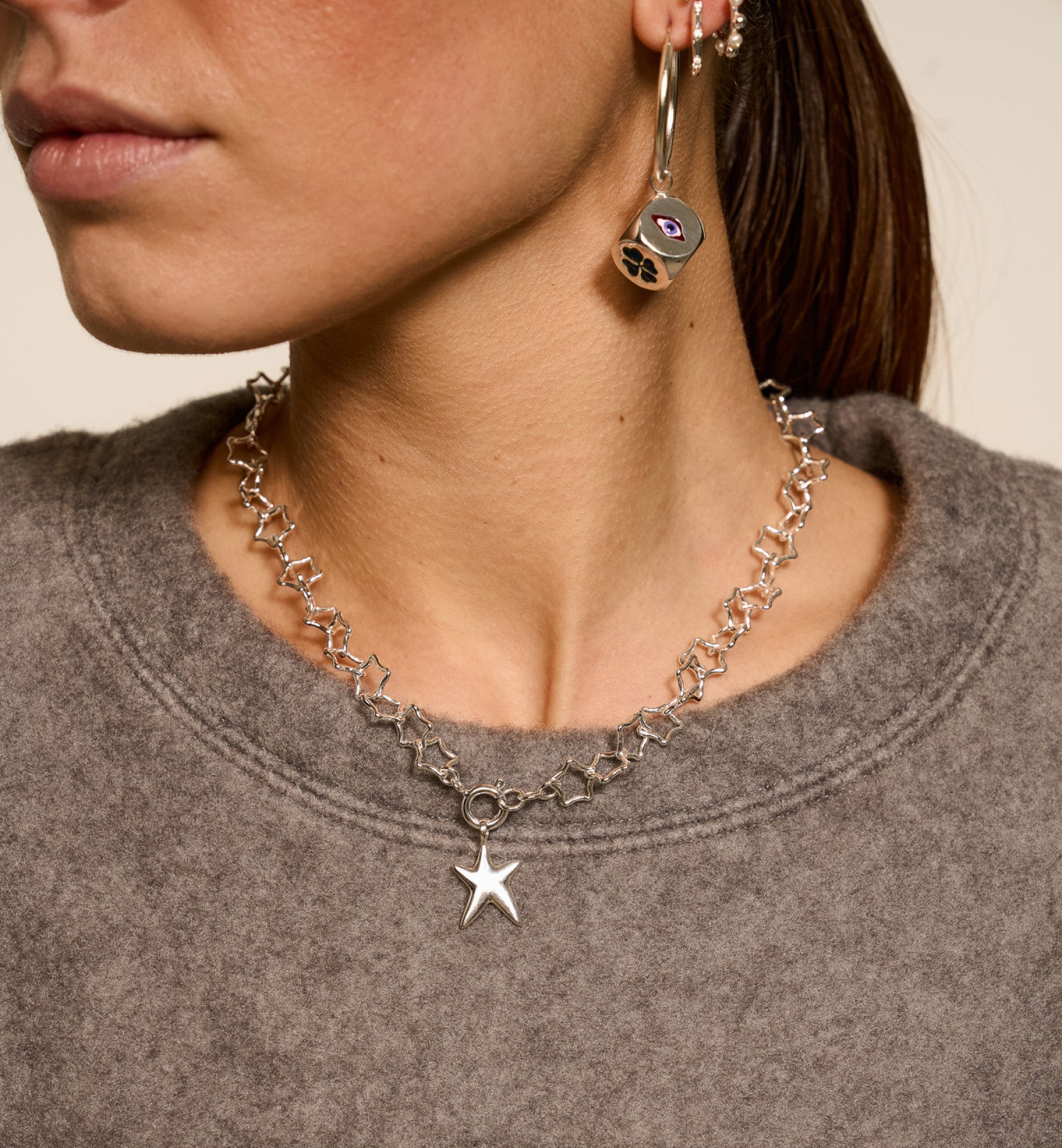 Collier Chunky Stars Maillons