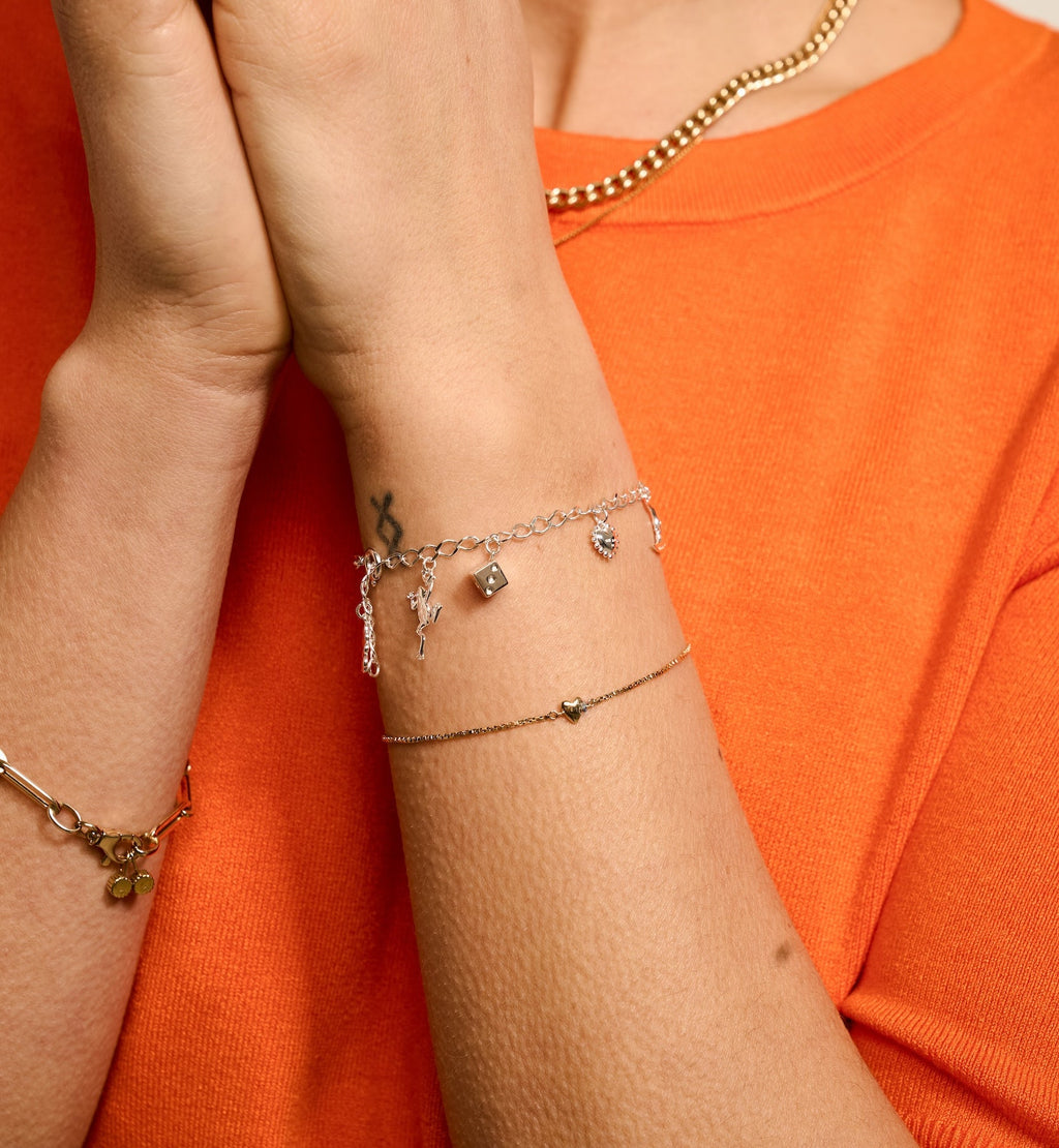 Bracelet Rombo Uni Argenté