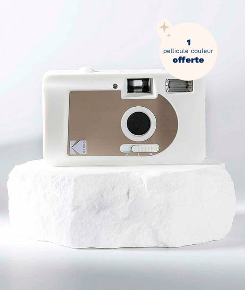 Appareil Argentique - S88 - Linen Blanc - 1 Pellicule Couleur Offerte - Kodak