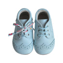 Chaussons Bébé Souples Antidérapants Mini-Arthur - Cuir Blanc - Mixte