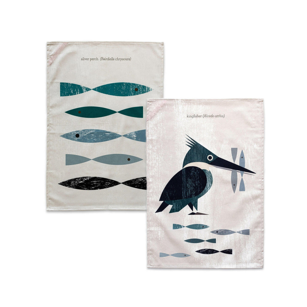 Strofinaccio (2 Pezzi) Kingfisher - Multicolore