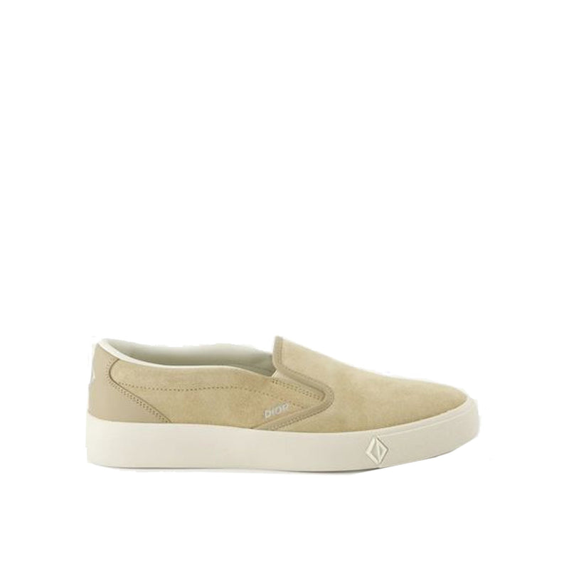 Sneakers - Dior Leather Slip-On - Beige
