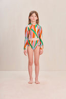 Set - Kids Mary - Vintage Stripe Print