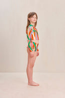 Set - Kids Mary - Vintage Stripe Print