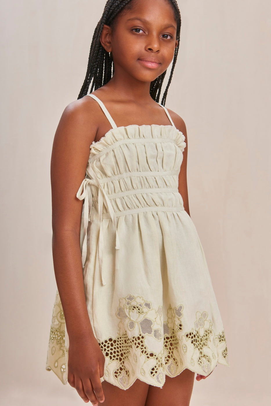 Vestido Kids - Light Honeydew
