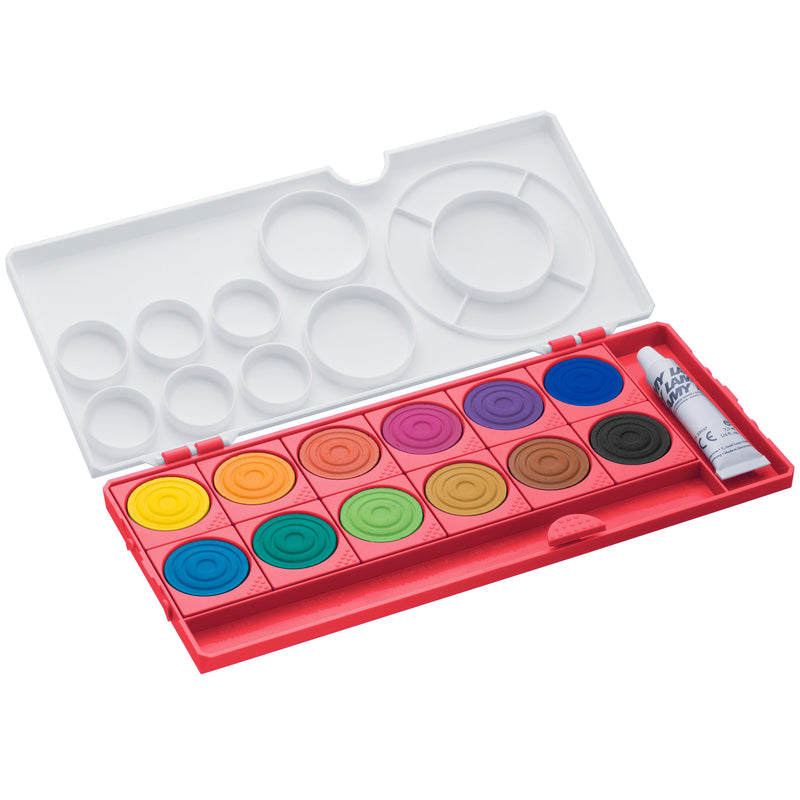 Boite Rouge - 12 Pastilles De Peinture - Lamy