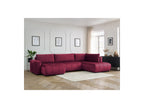 Arsene - Panoramic Sofa Bed with Storage - Velvet - Left-hand Corner
