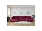 Arsene - Convertible Panoramic Sofa with Storage - Velvet - Right-hand Corner