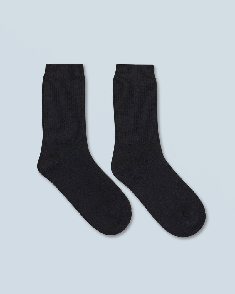 Chaussettes Mi-Hautes À Cotes H24 - Noir - Mixte