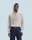 Pull Hoodie Oversize Léger H24 - Beige Chiné - Homme