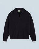 Pull Col Polo H24 - Homme - Noir