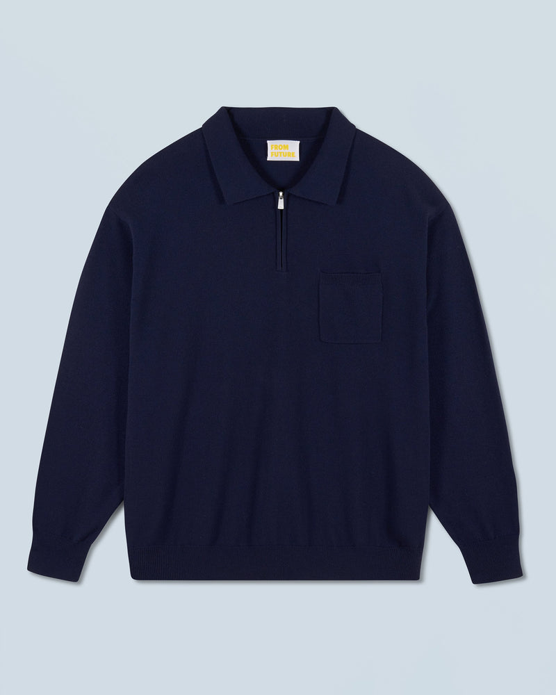 Pull Col Camionneur H24 - Navy - Homme