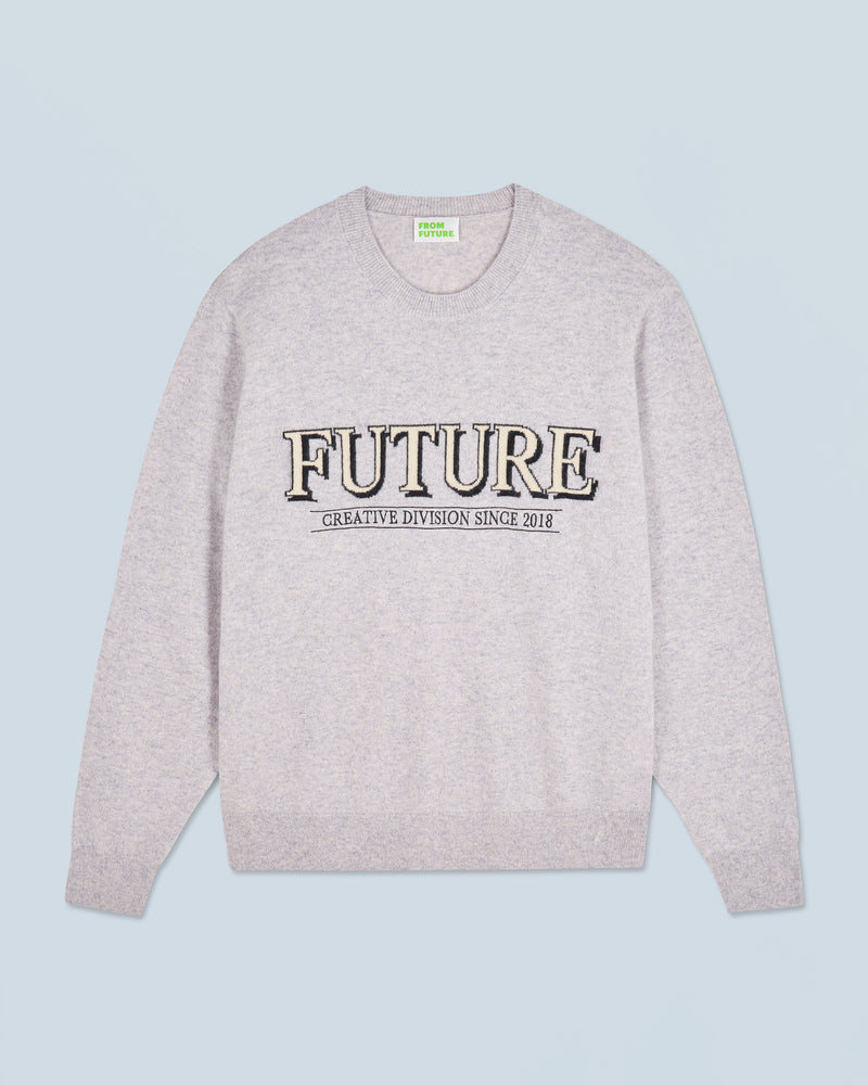 Pull Col Rond Future H24 - Gris Chiné Clair - Homme