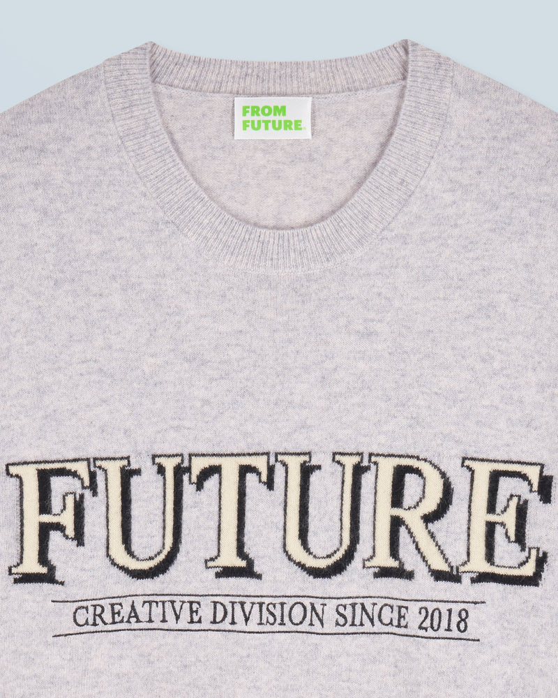 Pull Col Rond Future H24 - Gris Chiné Clair - Homme