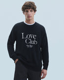 Pull Col Rond Love Club H24 - Noir - Homme