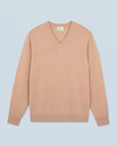 Pull Col V Basique H24 - Camel - Homme