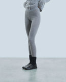 Jogging Leggings Seconde Peau H24 - Gris Chiné Foncé - Femme