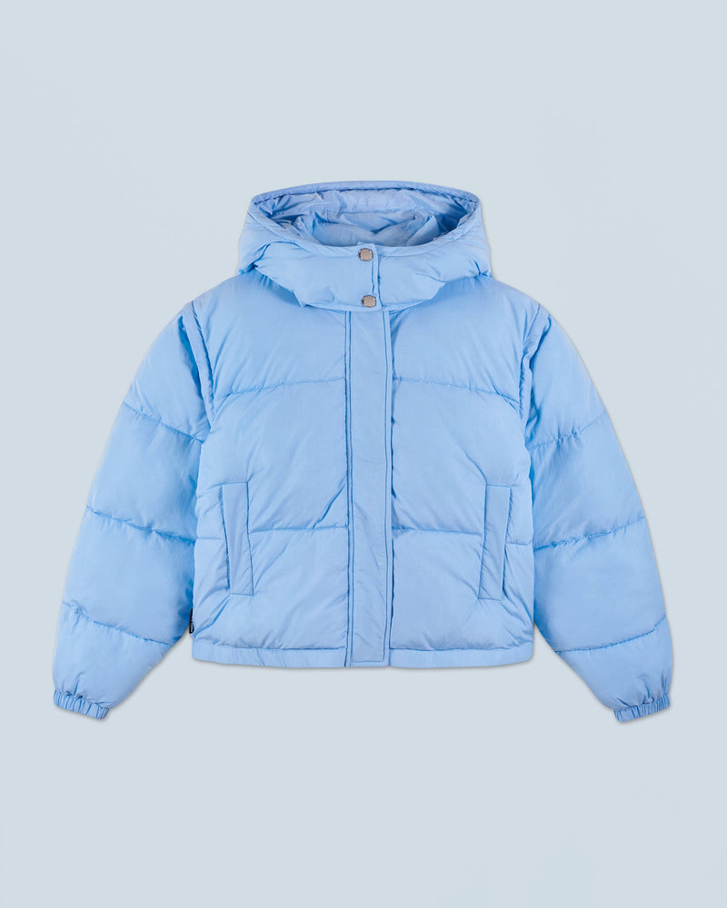 Outerwear Doudoune Craquelée H24 - Femme - Baby Blue