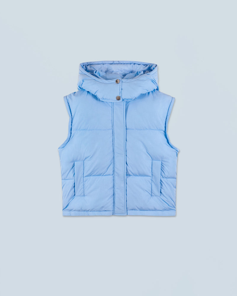 Outerwear Doudoune Craquelée H24 - Femme - Baby Blue