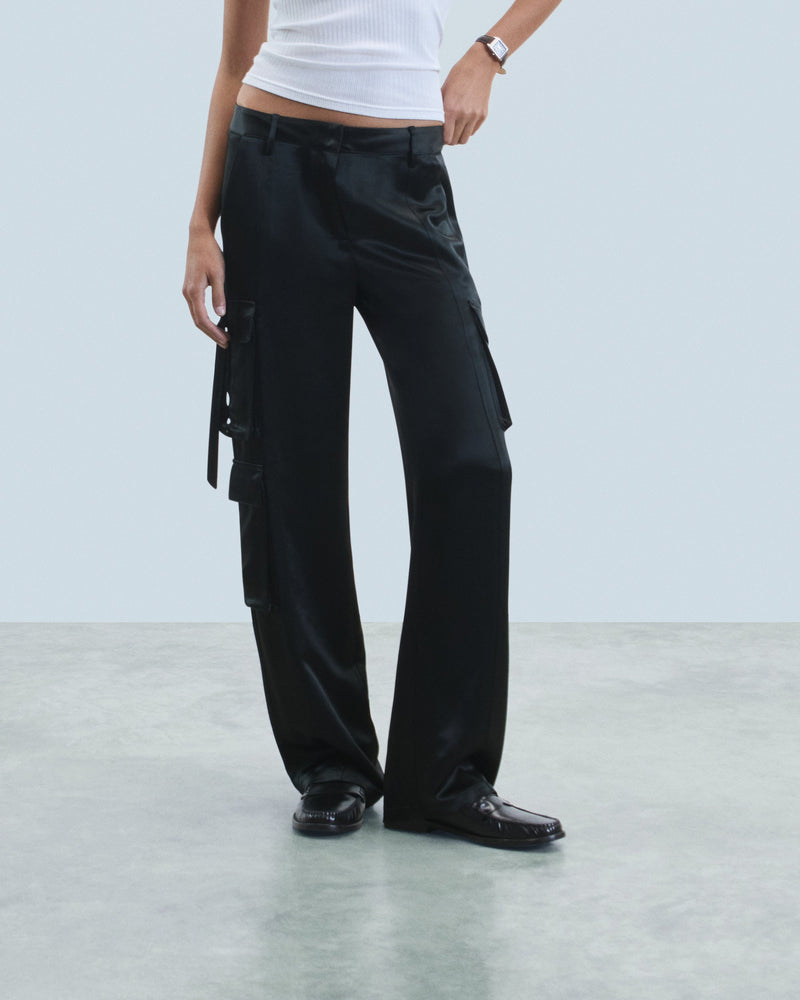 Pantalon Cargo H24 - Femme - Noir