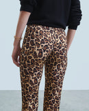 Pantalon Flare Jersey H24 - Hot Leopard - Femme