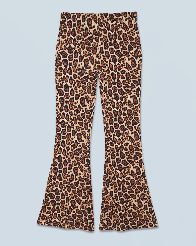 Pantalon Flare Jersey H24 - Hot Leopard - Femme