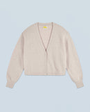 Pull Cardigan H24 - Femme - Beige Mouline