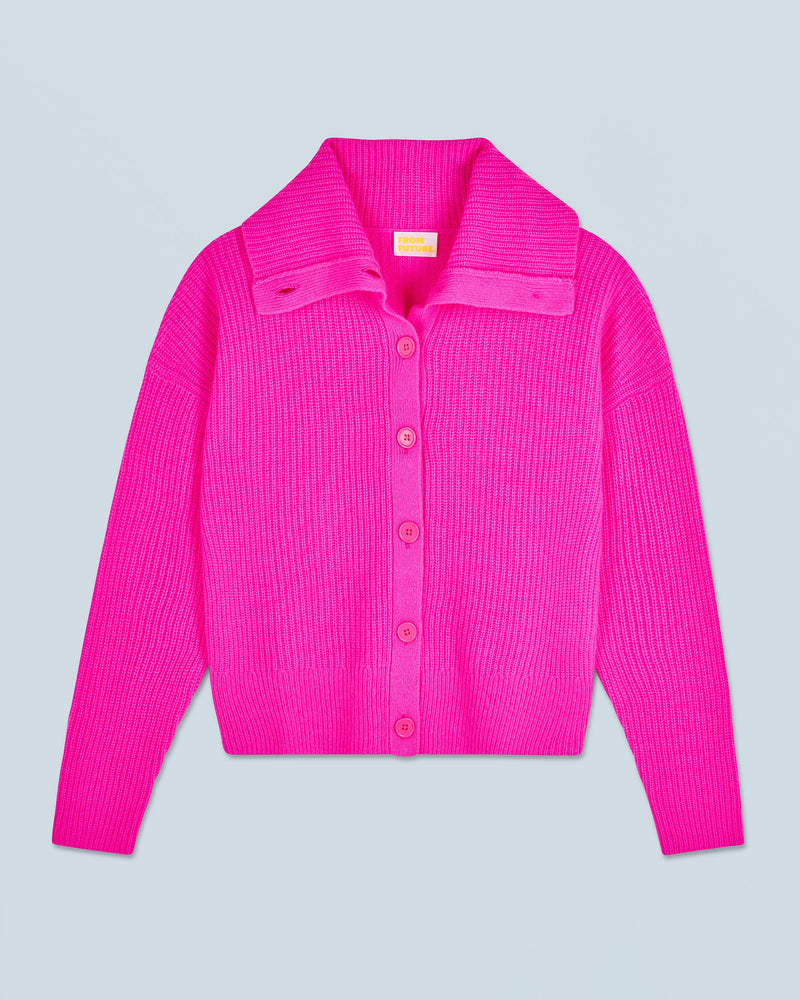 Pull Cardigan H24 - Utopic Pink - Femme