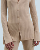 Pull Cardigan H24 - Beige - Femme