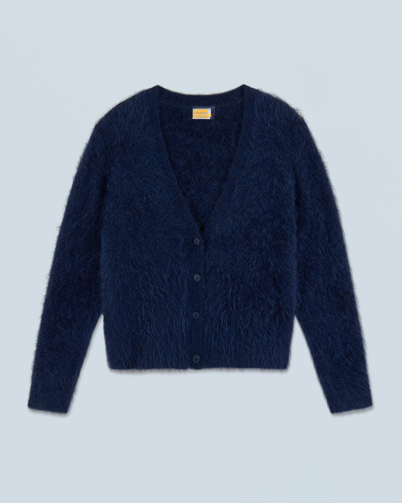 Pull Cardigan Alpaga H24 - Navy - Femme