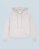 Pull Hoodie H24 - Gris Chiné Clair - Femme