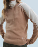 Pull Hoodie H24 - Camel - Femme