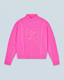 Pull Col Montant H24 - Femme - Dreamy Pink