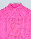 Pull Col Montant H24 - Femme - Dreamy Pink