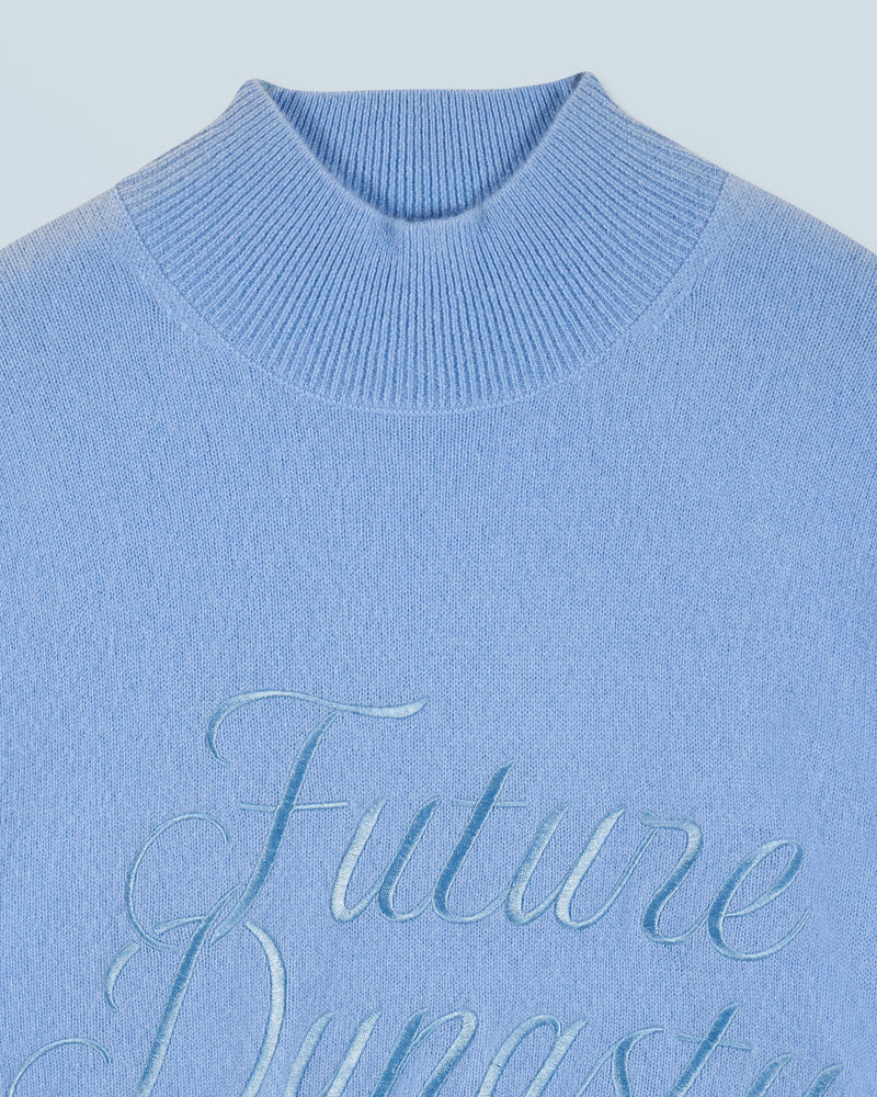 Pull Col Montant H24 - Fairy Blue - Femme